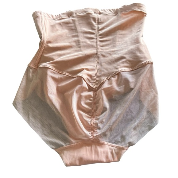 Honeylove SuperPower High Waisted Brief Sz L Rose Tan Shapewear Strong Support - Picture 2 of 7
